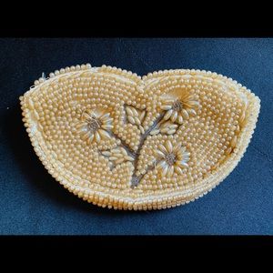 Vintage/Antique Made in Japan Beaded Purse Clutch Evening Bag Beautiful!